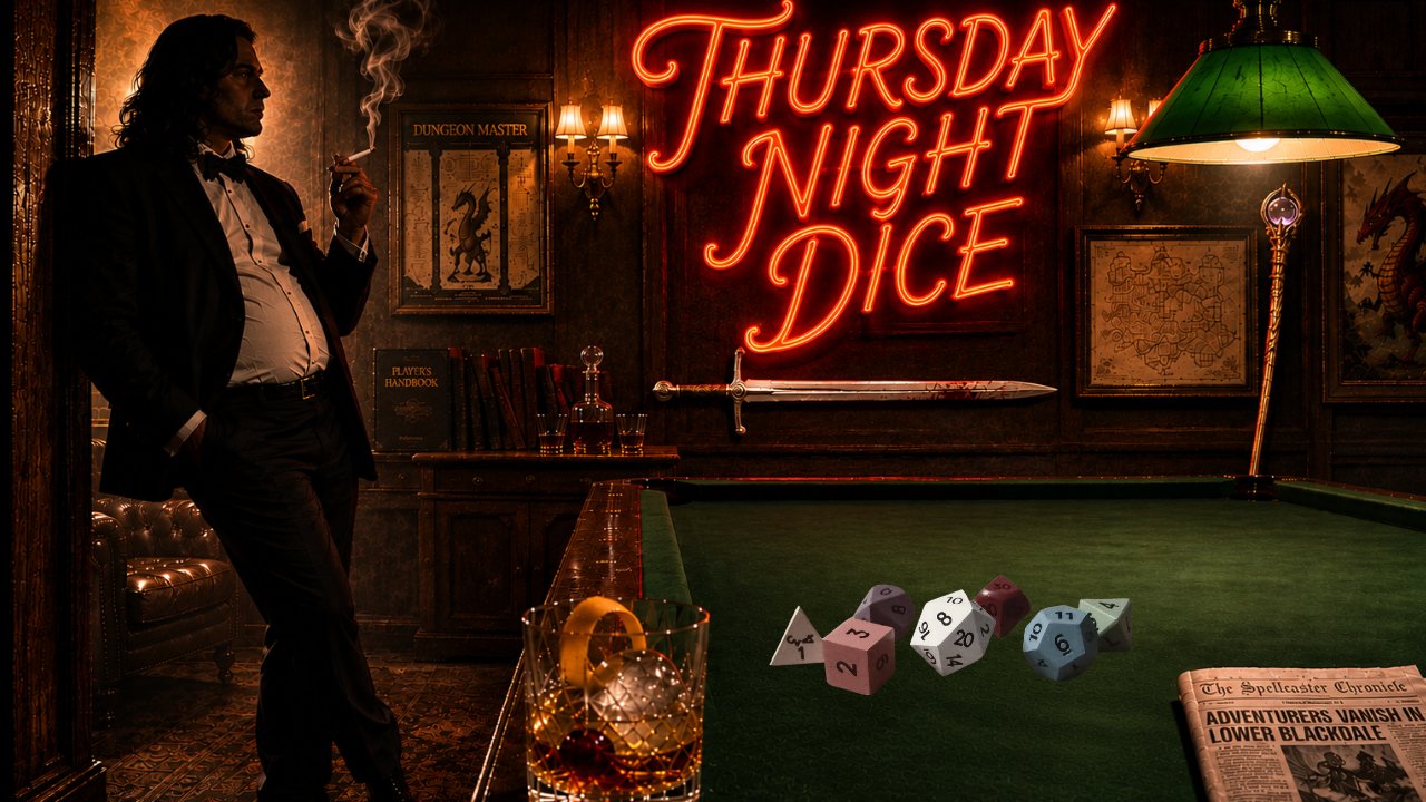 Thursday Night Dice stream art